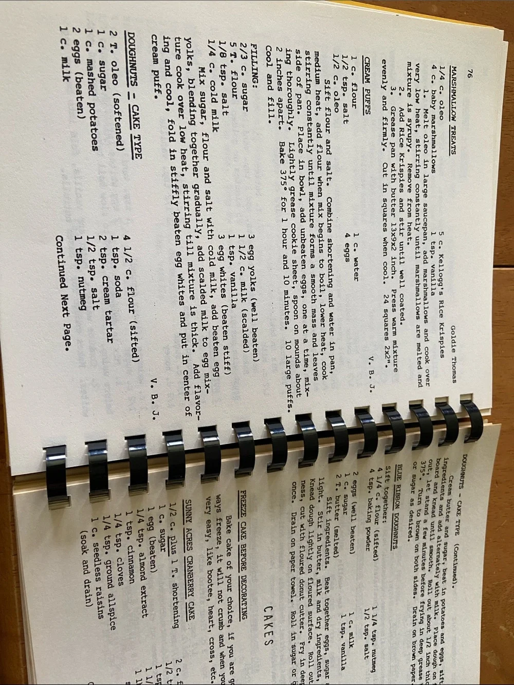 Vintage 70s 1970s spiral cookbook Monroeville Western Pennsylvania PA Pittsburgh